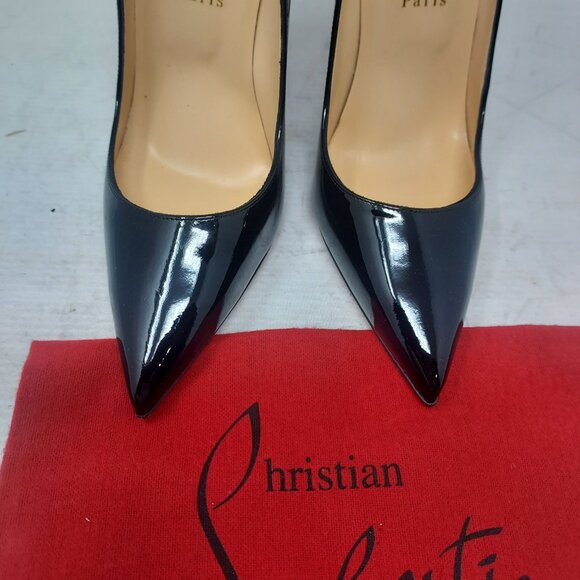 Christian Louboutin So Kate Black Patent Leather Pump - Picture 7 of 10